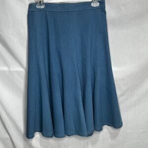 Jealous Tomato Stretchy Blue Denim Skirt M